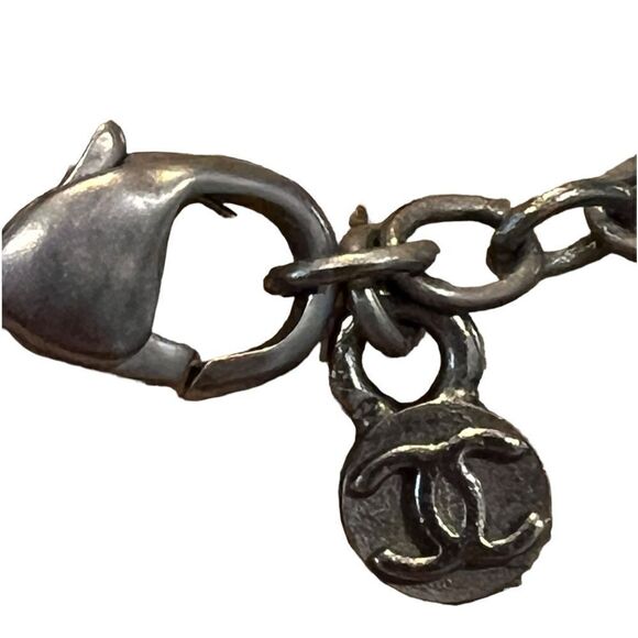 Chanel CC Rhinestone Necklace - Picture 7 of 8